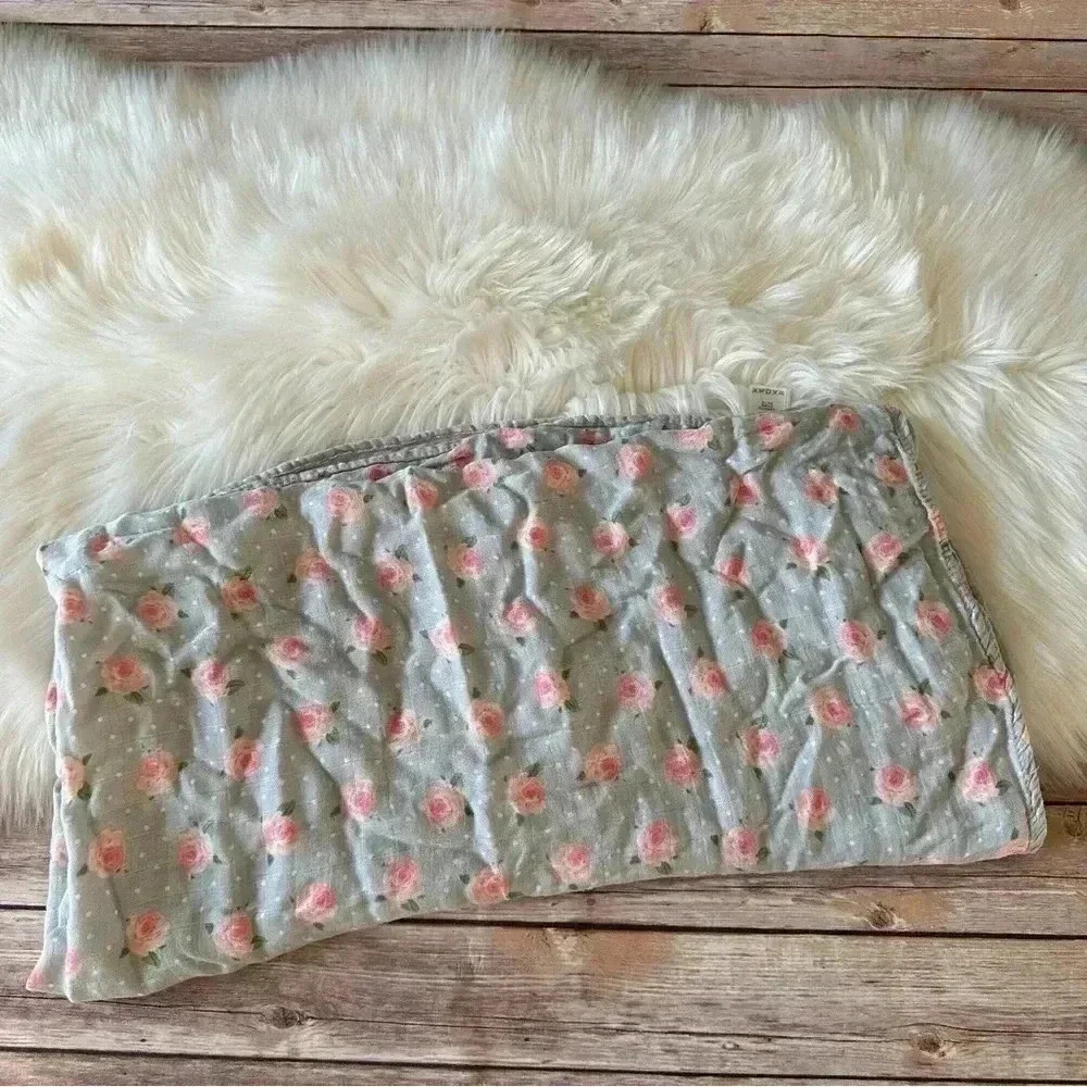 Spearmint Love Baby Swaddler Muslin 100% Cotton Blanket